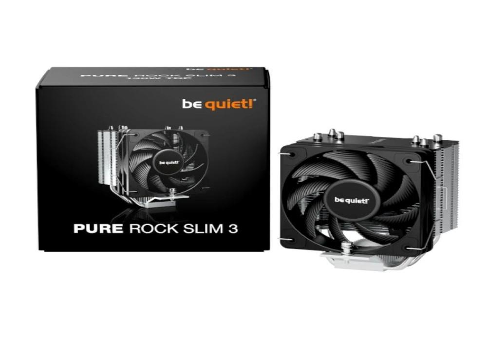 be quiet! Ventilador Pure Rock Slim 3 10 cm Plata