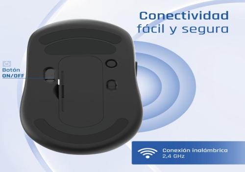 iggual Ratón inalámbrico NANO-OFFICE-6D 1600DPI