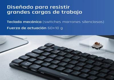 iggual Teclado USB mecánico CK-MECHA-105T negro