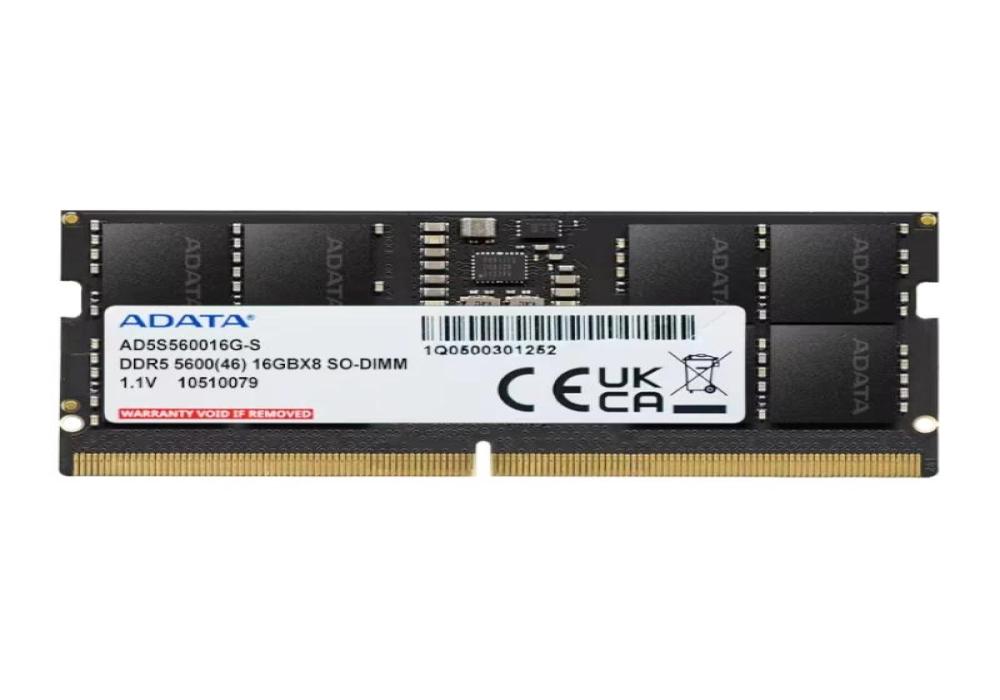 ADATA RAM AD5S560016G-S 16GB 5600Mhz DDR5 SODIMM