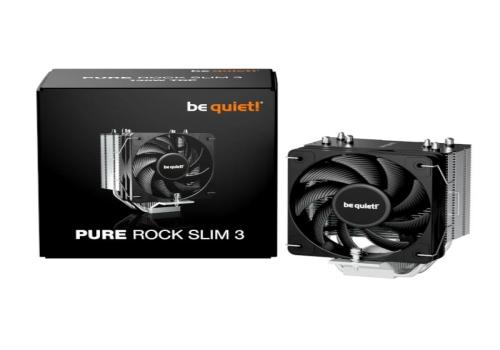 be quiet! Ventilador Pure Rock Slim 3 10 cm Plata
