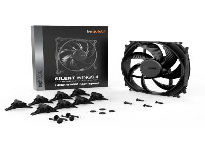 be quiet! Ventilador Silent Wings 4 140mm Negro