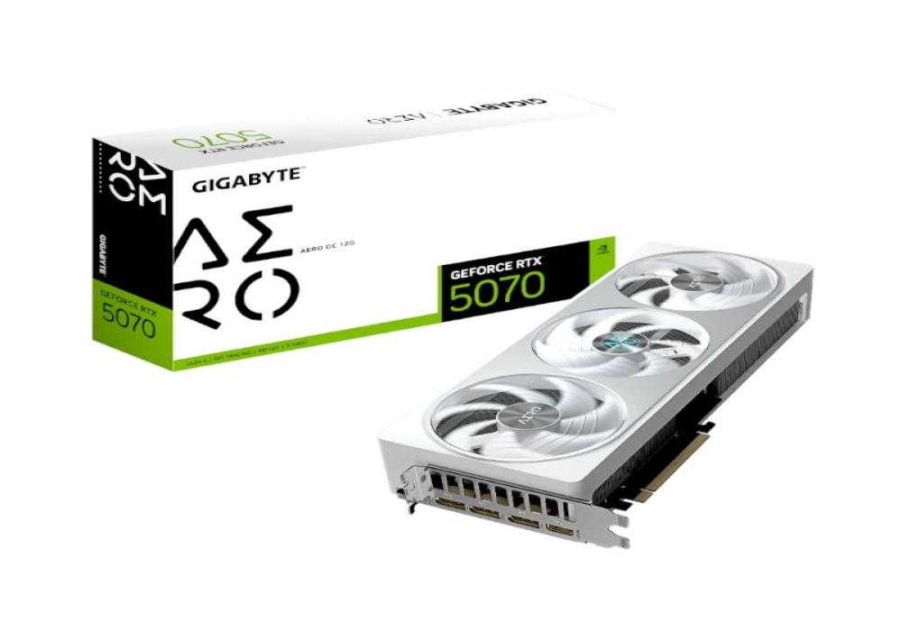 Gigabyte VGA NVIDIA RTX 5070 Aero OC 12GB DDR7