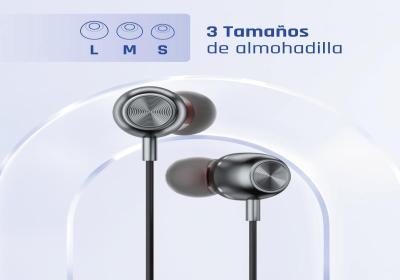 iggual Auriculares con micro intrauditivos Jack3,5