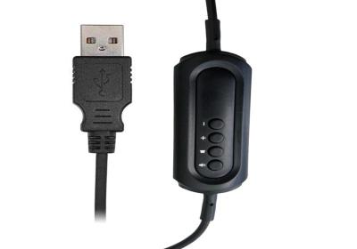 EWENT EW3568 Auricular USB+micrófono cable  2,1m