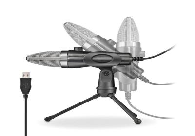 NGS Micrófono PC Usb con soporte tripode