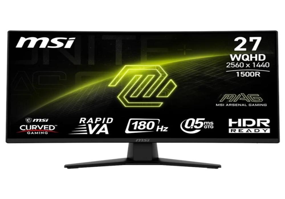 MSI MAG274CQF Monitor 27" WQHD 180hz curv