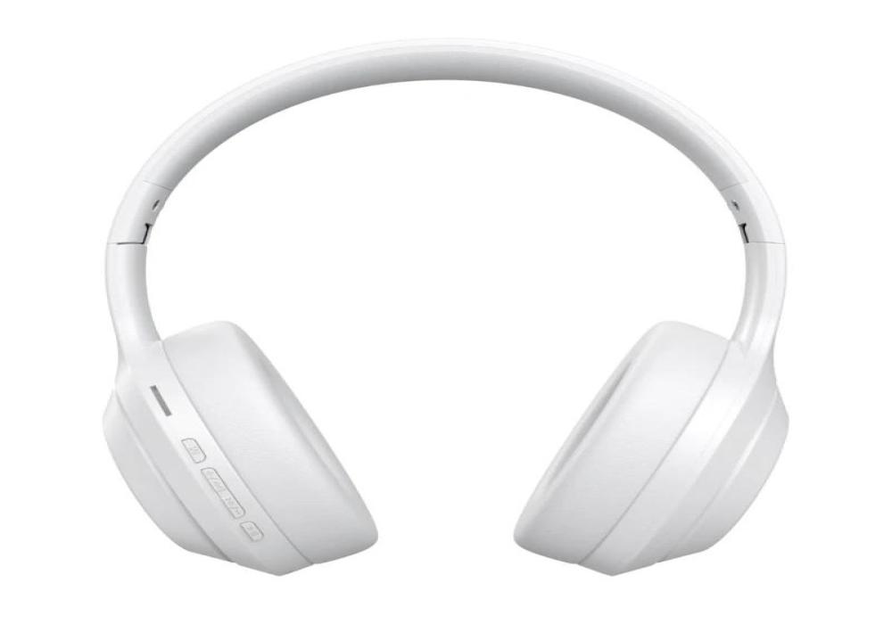 Celly Auricular Diadema Inalámbrico WAVEBEAT Blanc