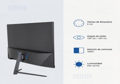 iggual Monitor 24" IPS 1ms FHD 120Hz VGA HDMI Slim