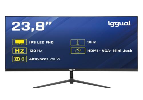 iggual Monitor 24" IPS 1ms FHD 120Hz VGA HDMI MM