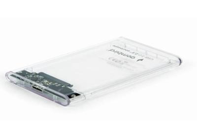 Gembird Carcasa 2.5" USB3.2 Transpare.Bolsa Trans.