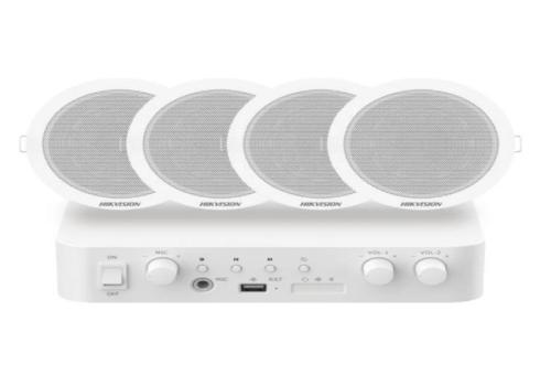 Hikvision DS-QAE1KA80206-4 Kit 1xAmpl 4xAlta Techo