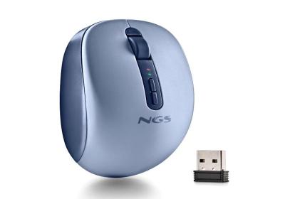 NGS Ratón Inalámbrico 2.4GHZ Dual BT FOGDUAL BLUE