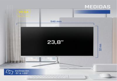 iggual Monitor 24" IPS 1ms FHD 120Hz MM blanco