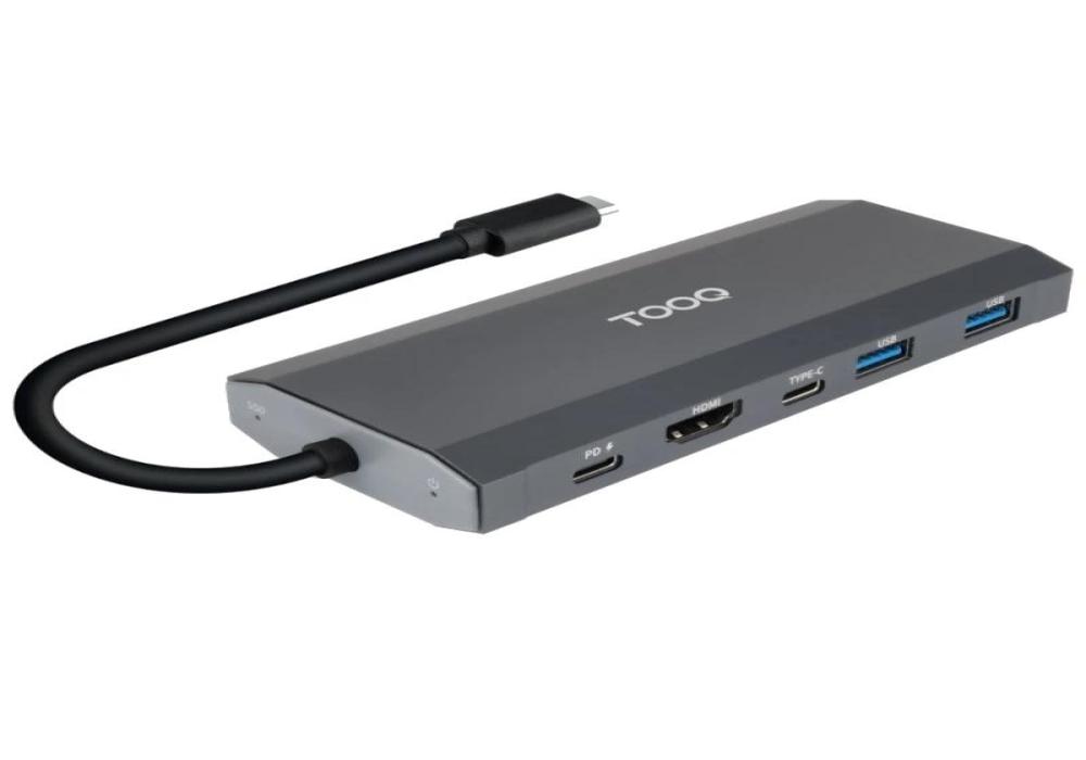 Tooq Caja Externa+HUB M.2 NGFF/NVMe USB3.2 Gen2