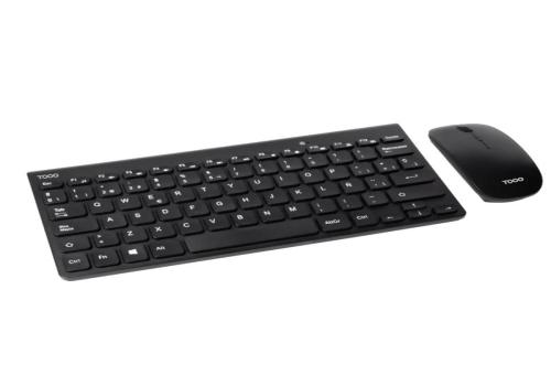 Tooq Teclado + Ratón TQKMW-3101-B Slim inalámbrico