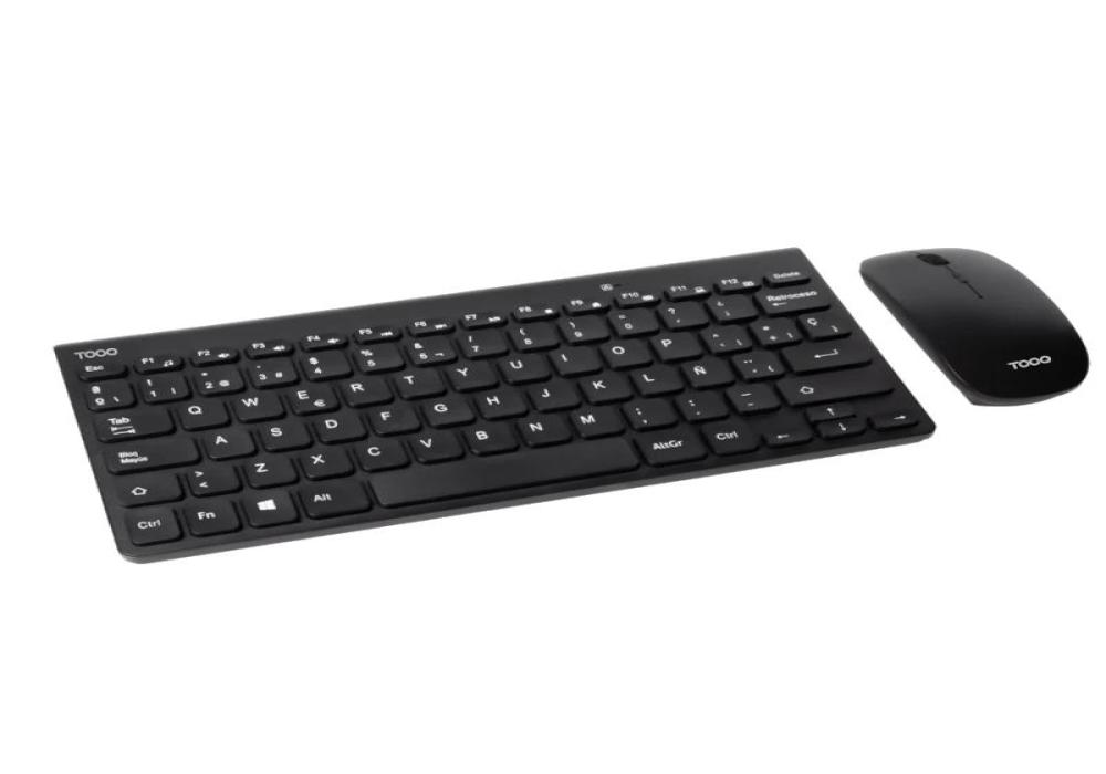 Tooq Teclado + Ratón TQKMW-3101-B Slim inalámbrico