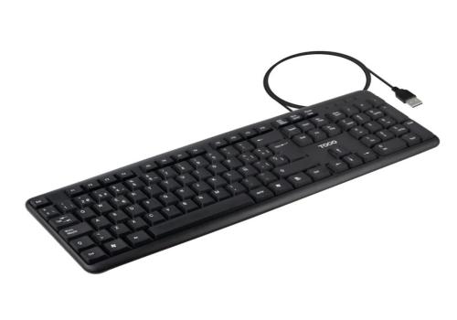 Tooq Teclado USB estándar 104 teclas Negro