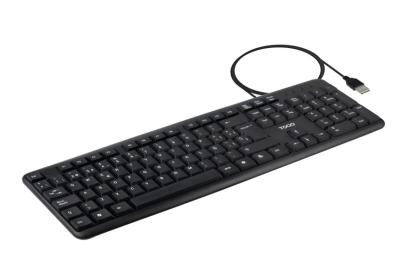 Tooq Teclado USB estándar 104 teclas Negro