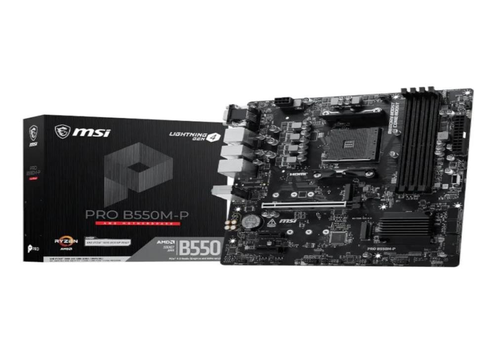 MSI Placa Base PRO B550M-P mATX AM4