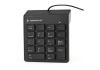 Gembird Teclado Numérico por cable USB Negro
